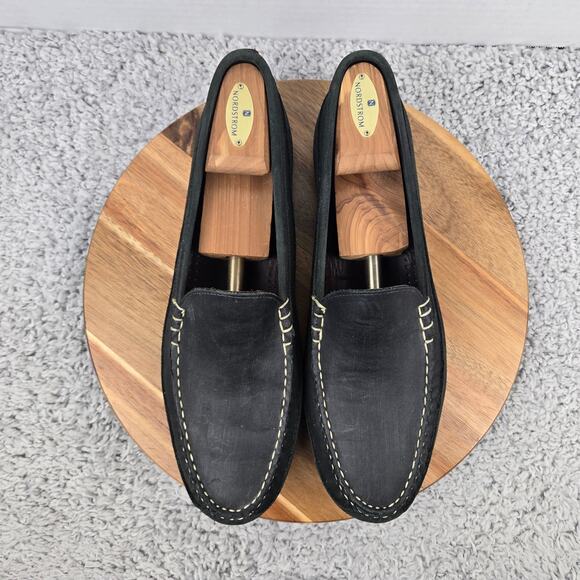 Allen Edmonds Mens 11.5D Interstate 90 Black Leather Casual Driving Moc Loafer main image 7